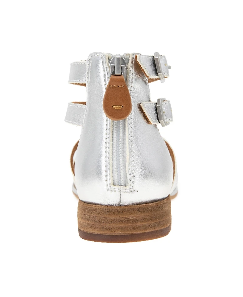 Gentle Souls Women's Hallie Zipper Sandals