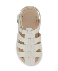 Jessica Simpson Toddler Girls Tia Fisher Puffy Bow Casual Sandals