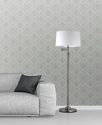 Adesso 57.44" Aaron Swing Arm Floor Lamp