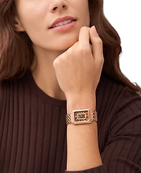 Fossil Women's Raquel Three-Hand Date Rose Gold-Tone Stainless Steel Watch 26mm