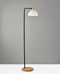 Adesso 60" Wood Peyton Floor Lamp