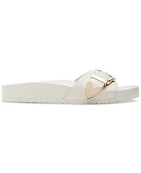 Madden Girl Brookk Buckled Footbed Slide Flat Sandals