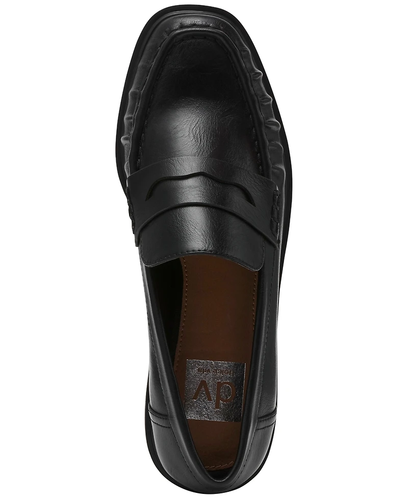 Dv Dolce Vita Women's Freyr Tailored Penny Loafer Flats