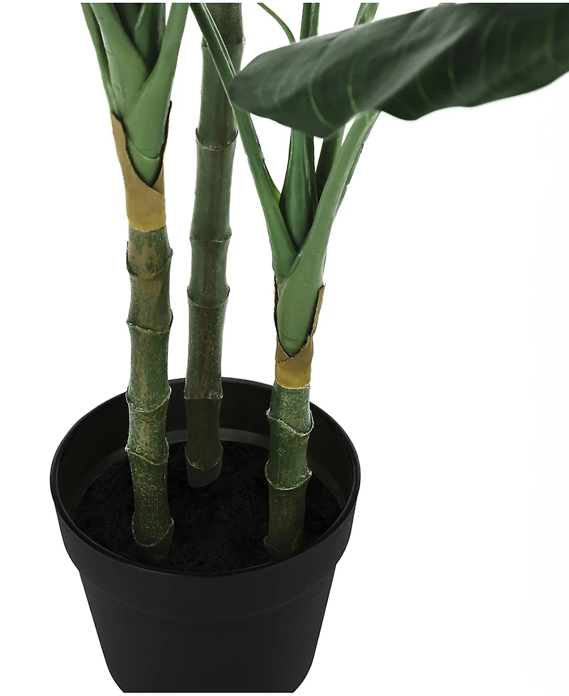 Monarch Specialties 42" Indoor Artificial Floor Evergreen Tree with Black Pot