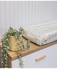Crane Baby Cotton Check Change Pad Cover