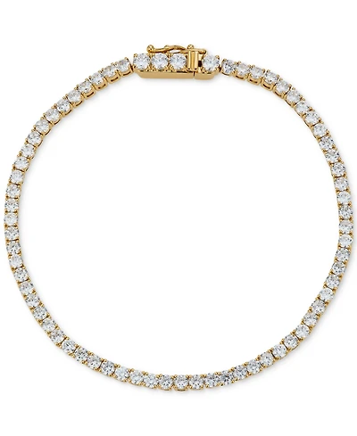 Eliot Danori 18k Gold-Plated Cubic Zirconia Tennis Bracelet, Created for Macy's