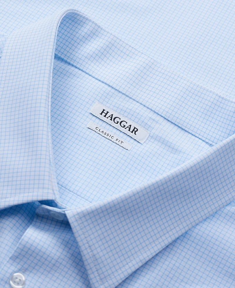 Big & Tall Haggar Men's Smart Wash Classic Fit Dress Shirt