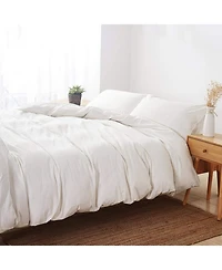MarCielo 3 Piece Cotton Duvet Cover Set Queen