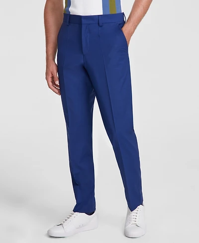 Hugo by Boss Men's Modern-Fit Solid Wool-Blend Suit Trousers
