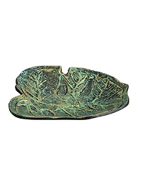 Nearly Natural 10in. Leaf Shaped Decorative Accent Tray
