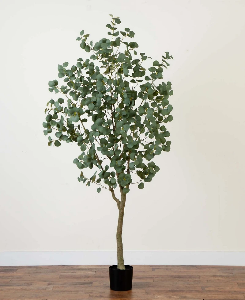 Nearly Natural 7ft. Artificial Greco Eucalyptus Tree