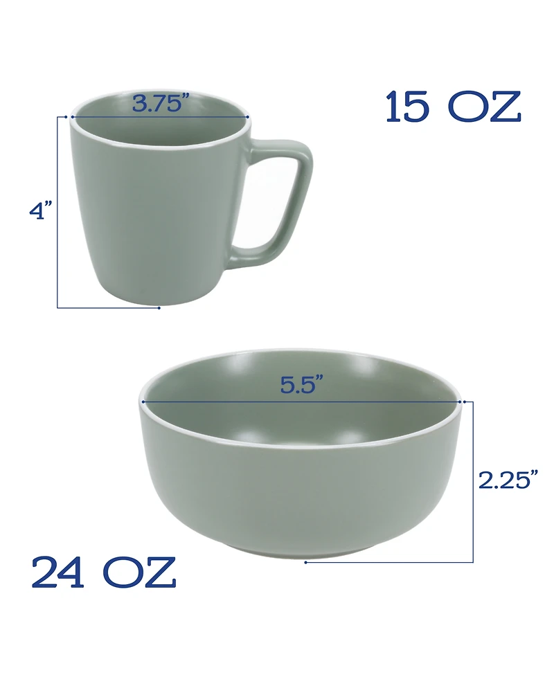 Bia Cordon Bleu Tempo 16-Piece Dinnerware Set, Service for 4