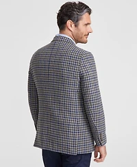 Nautica Men's Modern-Fit Gray Check Tweed Sport Coat