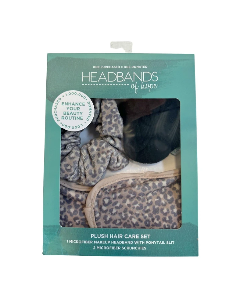 Women s Microfiber Headband + Scrunchie Set - Jaguar