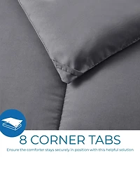 Nestl Premium All Season Quilted Down Alternative Comforter, California King