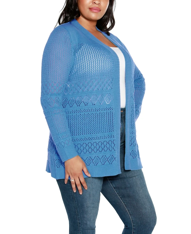 Long Sleeve Macys Cardigans Plus Size Shop Belldini Plus 3/4