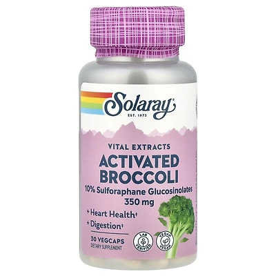 Solaray Vital Extracts Activated Broccoli 350 mg - 30 VegCaps
