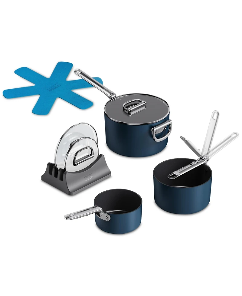 Joseph Joseph Space Ceramic Nonstick 7-Pc. Saucepan Set