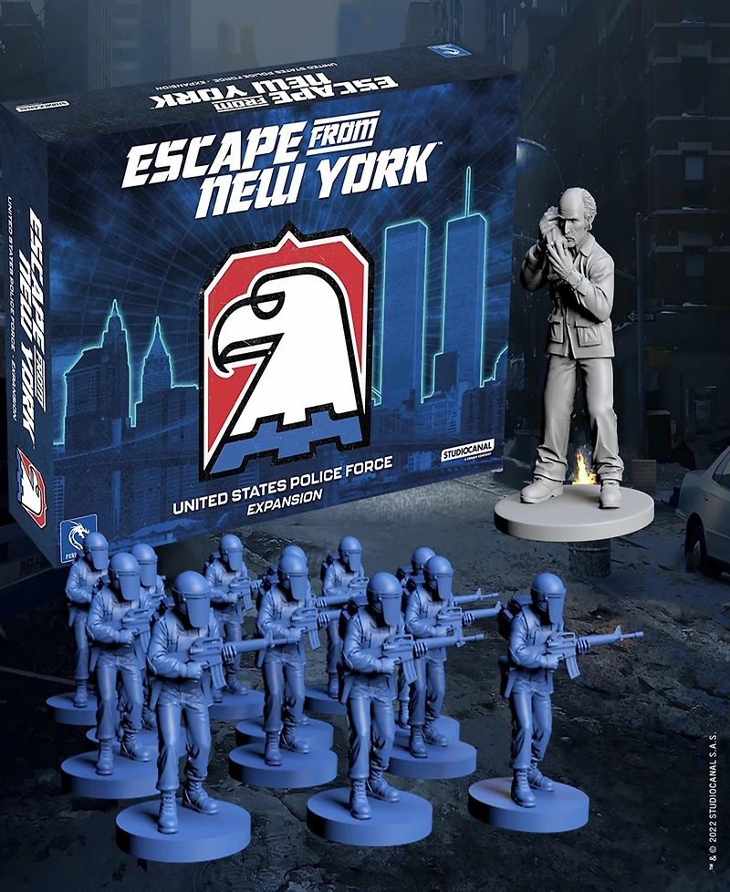 Pendragon Game Studios - Escape From New York - Us Police Forces Expansion Board Game
