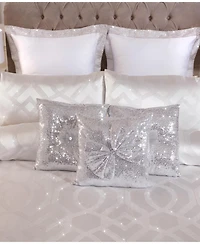 By Caprice Home Harlow Metallic Jacquard Duvet Cover Set With Matching Pillow Cases king
