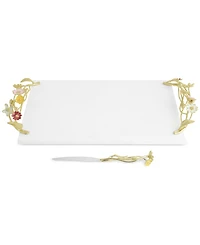 Michael Aram Wildflowers Cheeseboard with Knife