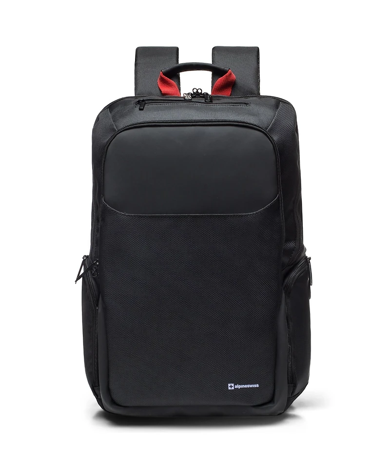 Alpine Swiss 16" Laptop Backpack Slim Travel Computer Bag Business Daypack