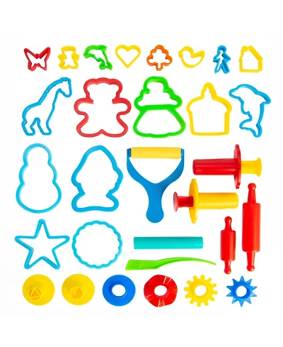 Kiddy Dough 24 Piece Tool Kit For Kids