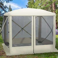 Outsunny 7.1' x 7.1' Outdoor Pop Up Party Tent Canopy w/ Carry Bag,