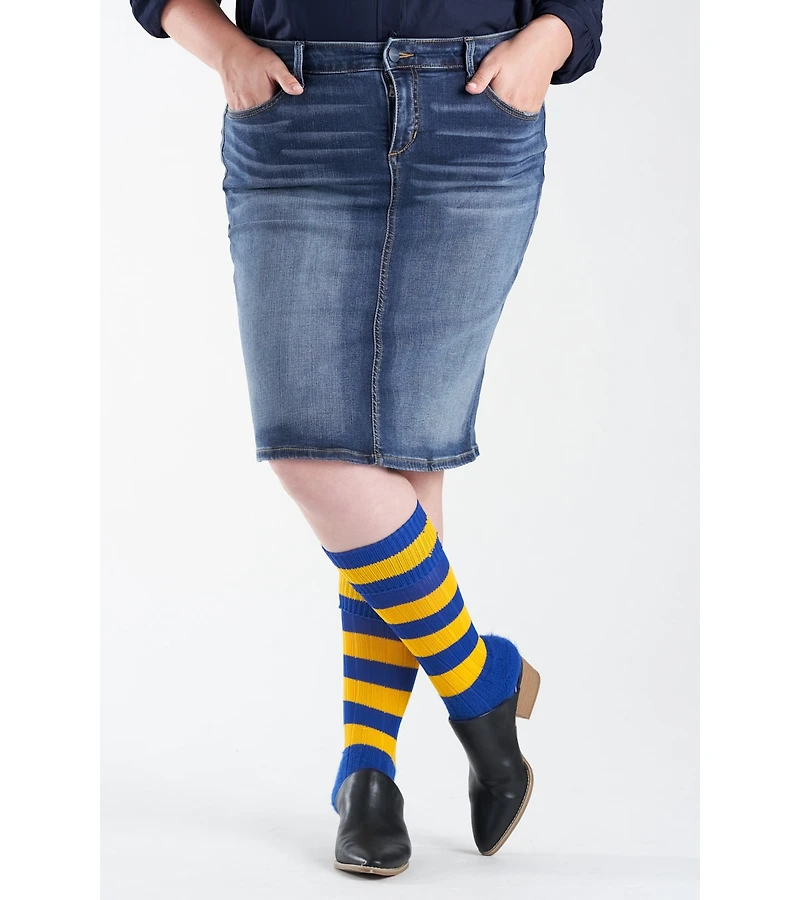 Slink Jeans Plus Size Denim Skirt