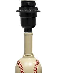 Simple Designs SportsLite 22" Tall Popular Sports Combo Basketball, Baseball, Football Polyresin Table Desk Lamp