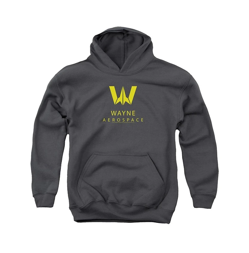 Justice League Movie Youth Wayne Aerospace Pull Over Hoodie / Hooded Sweatshirt