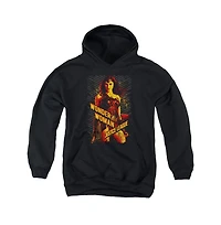 Justice League Movie Youth Wonder Woman Pull Over Hoodie / Hooded Sweatshirt