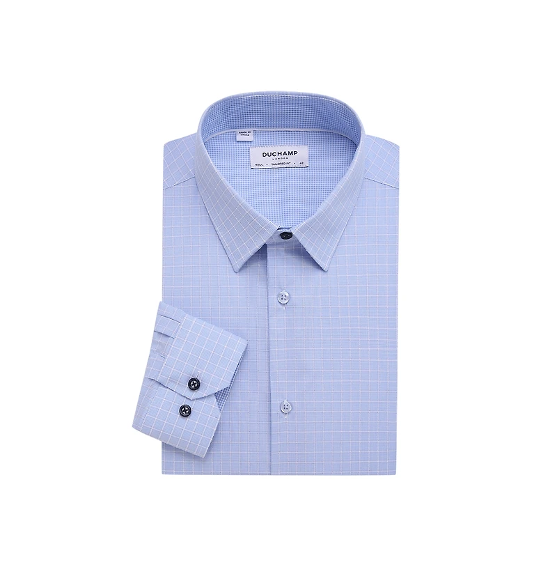Duchamp London Men's Checked Dress Shirt