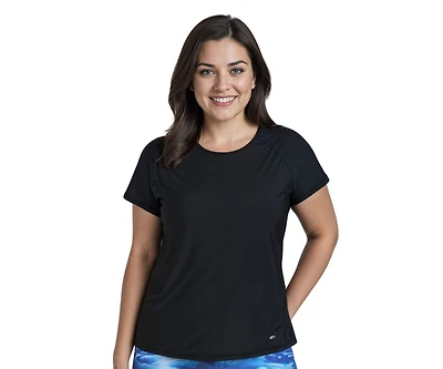 Calypsa Plus Loose Fit Adele Swim Top