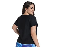 Calypsa Plus Loose Fit Adele Swim Top