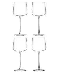 Lsa International Metropolitan Red Wine Glasses, Set of 4