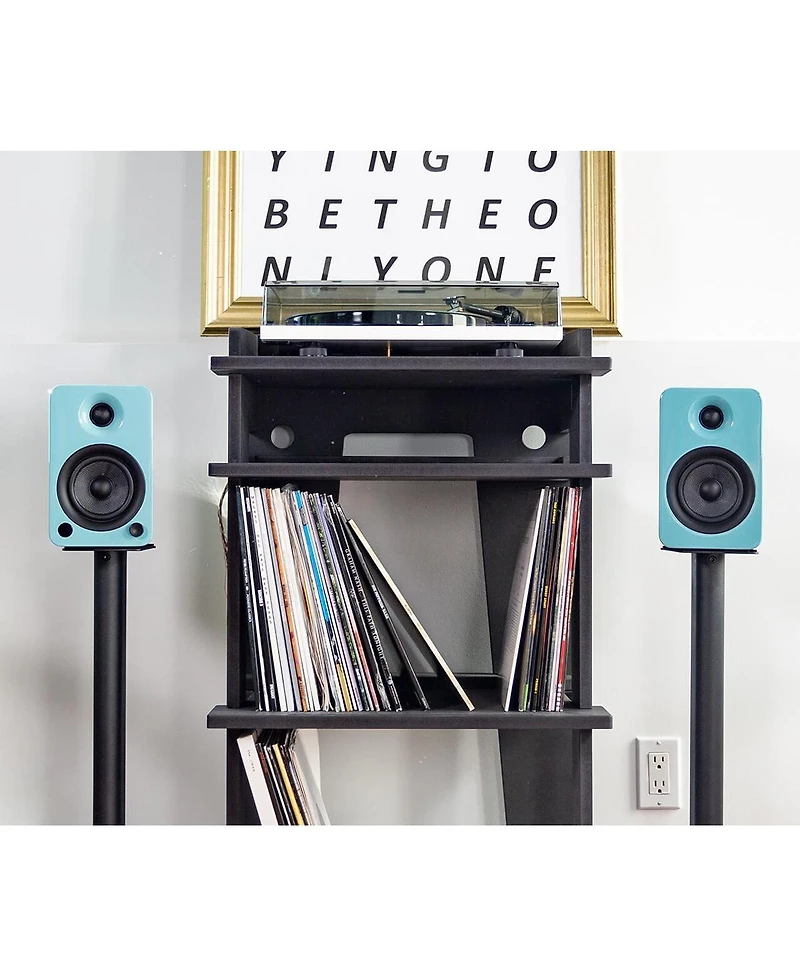 Kanto SP26PL 26" Bookshelf Speaker Stands with Rotating Top Plates and Cable Management - Pair