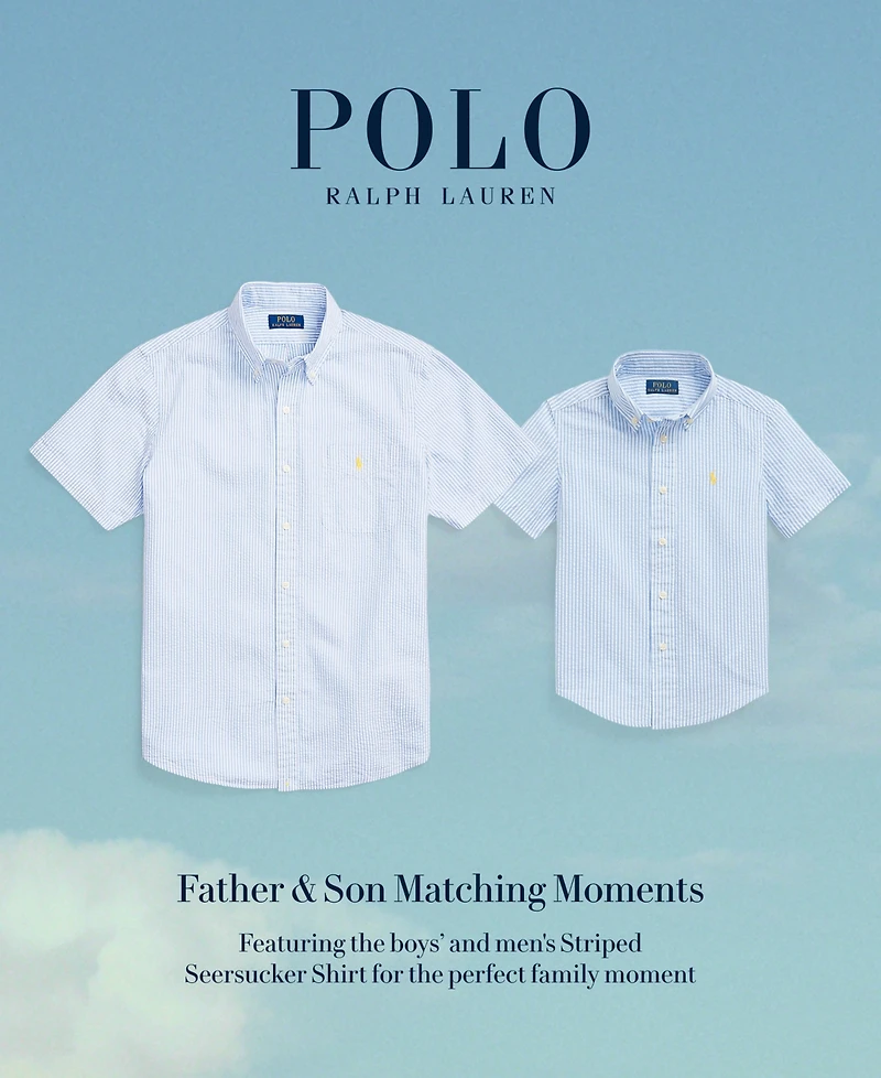 Polo Ralph Lauren Men's Rl Prepster Classic-Fit Seersucker Shirt