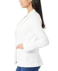 Gloria Vanderbilt Women's Denim One-Button Blazer