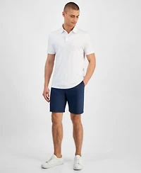 Calvin Klein Mens Supima Cotton Polo Shirt Refined Slim Fit Shorts