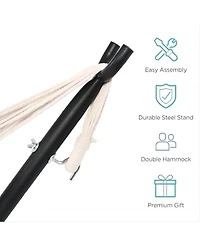 Sugift 2-person Hammock with Stand, Multi-color