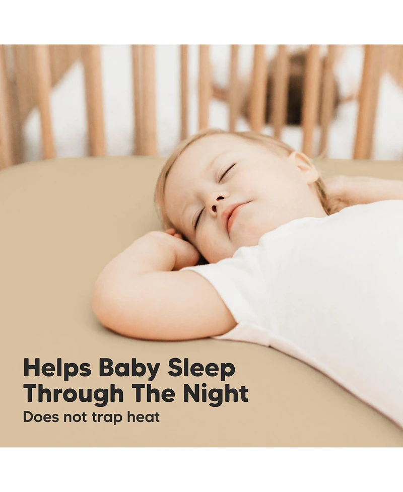 KeaBabies 2pk Fitted Crib Sheets for Boys, Girls, Baby Sheet, Standard Nursery Sheet Cover