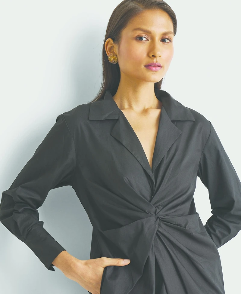 Reistor Women's Front Twist Dress