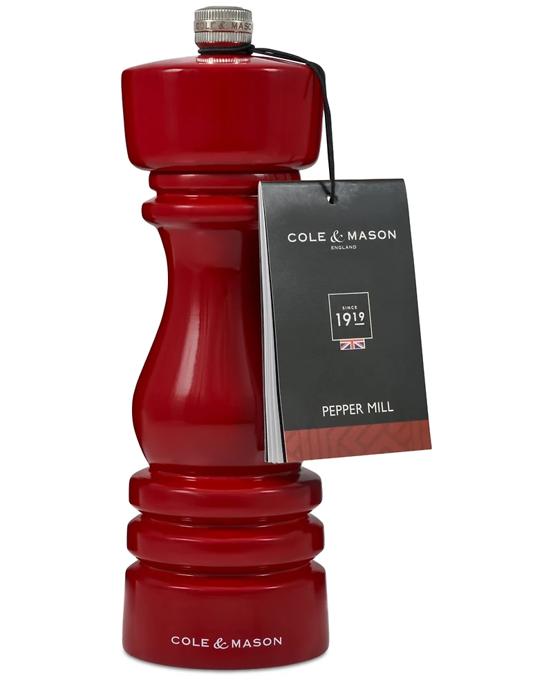 Cole & Mason London Classic Beech Wood 7" Pepper Mill