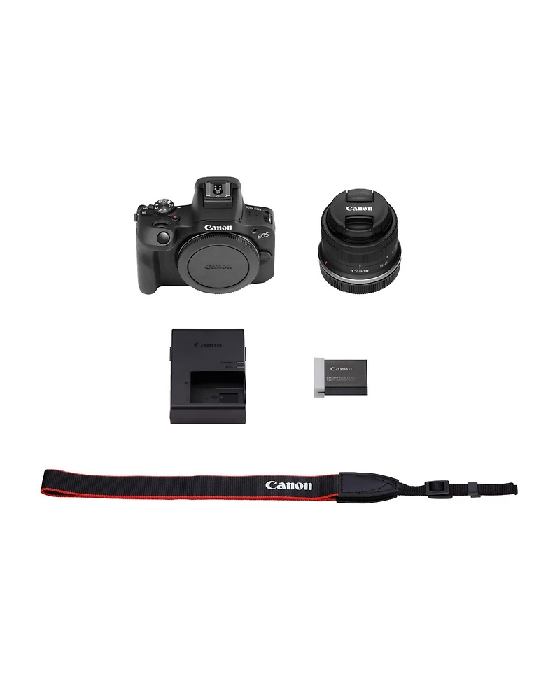 Canon Eos R100 Mirrorless Camera with Rf-s 18-45mm f/4.5-6.3 Is Stm Lens