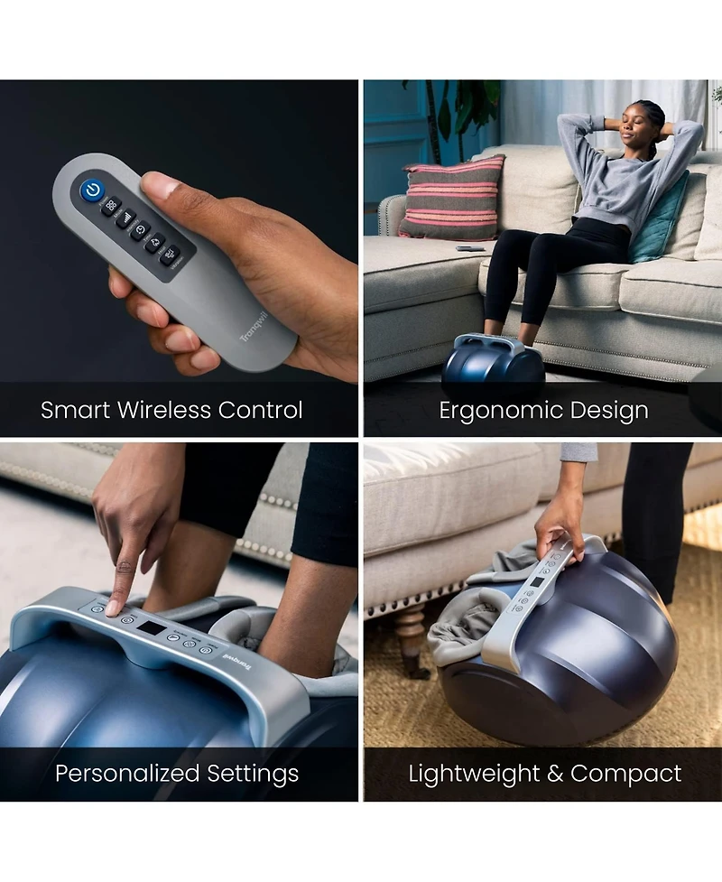 Tranqwil Shiatsu Foot Massager Machine with Heat
