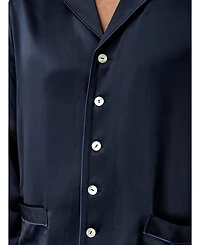 Lilysilk Men's Long Silk Pajamas Set for Men