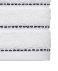 Izod Flamingo Ticking Stripe 2-Pc. Hand Towel Set, 16" x 28"