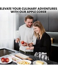 Zulay Kitchen Durable Stainless Steel Premium Apple Corer Remover
