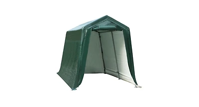 Slickblue Outdoor Carport Shed with Sidewalls and Waterproof Ripstop Cover